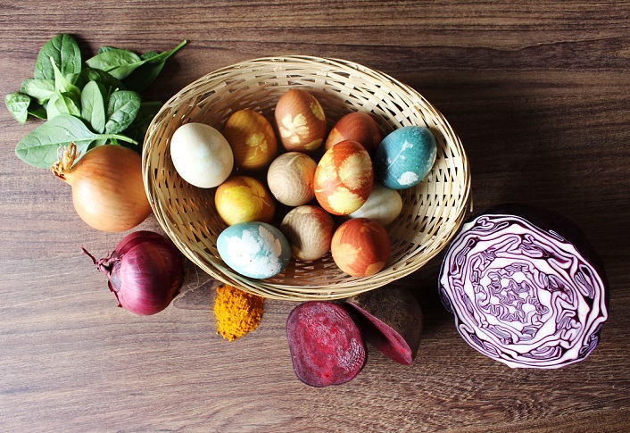 Barvíme přírodně Velikonoční vajíčka
