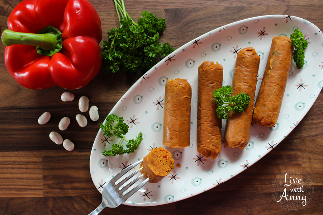 Paprikové „párky“ | domácí a bez masa